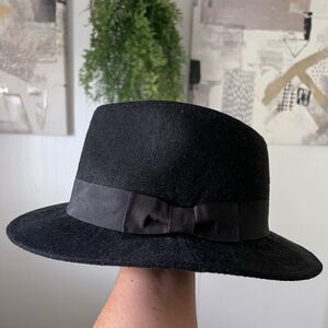 Black Fedora Hat